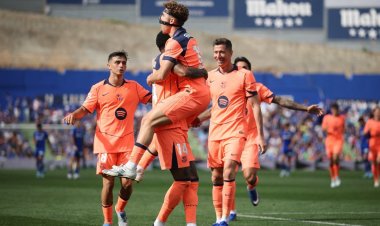 برشلونة يعزز صدارته للدوري الإسباني بثنائية في شباك خيتافي 