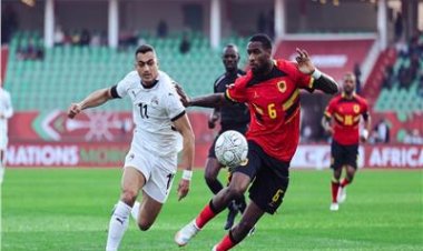 شوط اول سلبي بين مصر وأنجولا في أمم إفريقيا