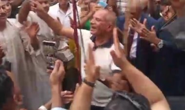 أهالي شطورة يستقبلون أحمد موسى بالطبل البلدي احتفالًا بعودته إلى الشاشة