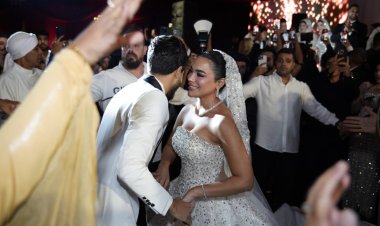 بالصور.. سعد الصغير يحتفل بزفاف نجله محمد