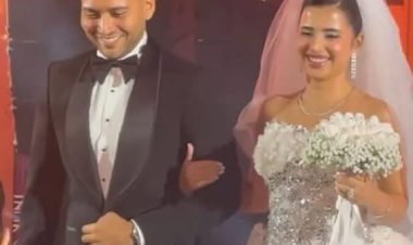 الصور الأولى من حفل زفاف نجل الفنانة صابرين