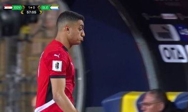 لفظ غير لائق من "مصطفى محمد" بعد تبديله أمام سيراليون