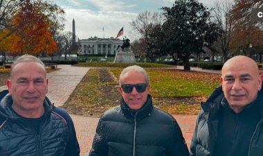 حسام وإبراهيم حسن يظهران أمام البيت الأبيض قبل ساعات من قرعة مونديال 2026