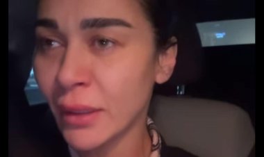 نادين الراسي تهرب من منزلها بالبيجاما بسبب القصف الإسرائيلي.. صور