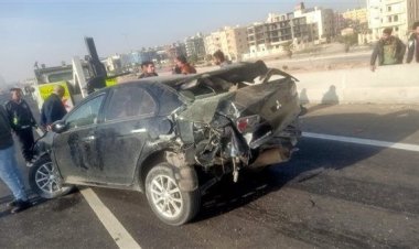إصابة 8 أشخاص في حادثين تصادم بـ6 أكتوبر ومحور الضبعة