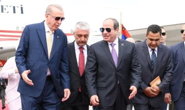 الرئيس التركي يغادر مصر بعد مباحثات هامة مع الرئيس السيسي