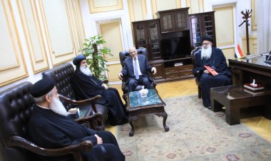 محافظ الجيزة يستقبل وفود الكنائس لتقديم التهنئة بعيد الفطر المبارك