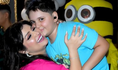 بالصور| وعد البحري تحتفل بعيد ميلاد ابنها عيسى وسط الأقارب والأصدقاء