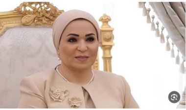 السيدة انتصار السيسي ترحب بضيوف مصر في افتتاح المتحف المصري الكبير