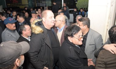 بالصور.. نجوم الفن في عزاء الموسيقار الراحل حلمي بكر