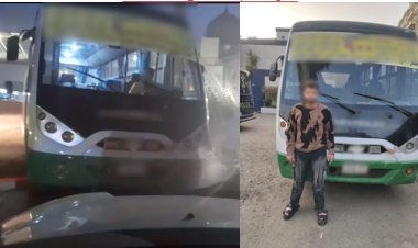 القبض على قائد أتوبيس لسيره عكس الاتجاه بالقليوبية عقب تداول فيديو