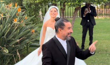 الصور الأولى من حفل زفاف المخرج هادي الباجوري على هايدي خالد