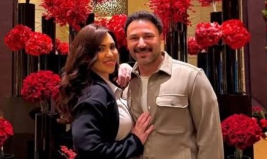 مى فاروق توجه رسالة رومانسية لزوجها محمد العمروسي