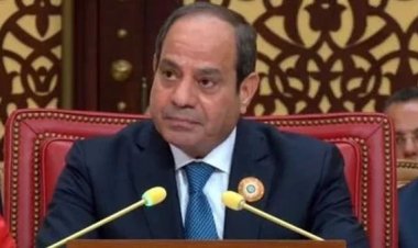 عاجل..  الرئيس السيسي يدعو المجتمع الدولي لوقف الحرب الإسرائيلية الغاشمة