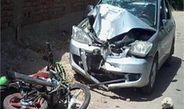 مصرع عامل وزوجته وإصابة آخر في حادث تصادم بالجيزة