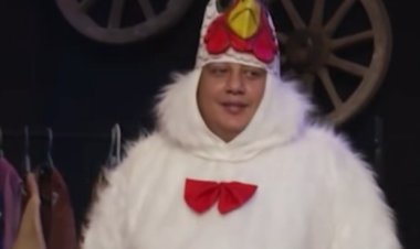 بإطلالة مضحكة.. حمو بيكا يشعل منصات التواصل ببدلة الدجاجة في ضيافة فيفي عبده