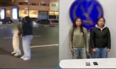 القبض علي فتاتين لتعطيلهن حركة المرور وأداء حركات إستعراضية  أمام إشارة مرور بالإسكندرية