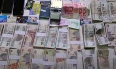 ضبط 3 ملايين  جنيه حصيلة قضايا إتجار بالنقد الأجنبى خلال 24 ساعة