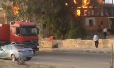 عاجل.. إخماد حريق فى محل بمنطقة الجمالية