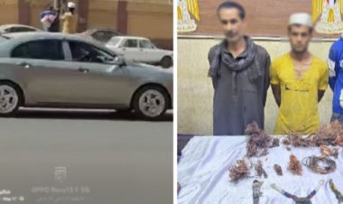 ضبط عاطلين سرقا أسلاك الكهرباء من عمود إنارة بالقاهرة وباعاها لتاجر خردة