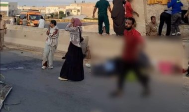 مصرع 8 طلاب وإصابة 25  في حادث انقلاب أتوبيس بطريق الجلالة (صور)