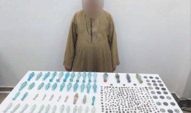 ضبط 369 قطعة أثرية بحوزة مزارع في أسيوط قبل بيعها 