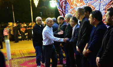 نجوم الرياضة يقدمون واجب العزاء في الراحل محمد صبري بالحامدية الشاذلية | صور