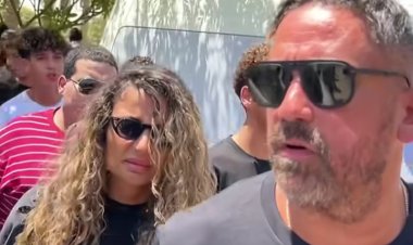 أمير كرارة يرافق زوجته فى وداع والدها الكابتن صلاح حسني وشقيقها أحمد صلاح حسني ينهار 