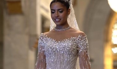 ليلة أسطورية..  فستان زفاف عهد السعدي يخطف الأنظار بتوقيع مرام برهان