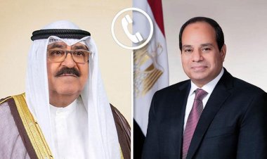 الرئيس عبدالفتاح السيسي يهنئ أمير الكويت بمناسبة عيد الفطر