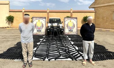 قوات حرس الحدود تنجح فى ضبط كمية كبيرة من الأسلحة والذخائر قبل تهريبها