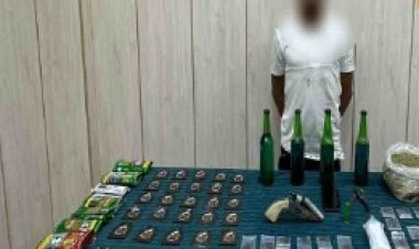 سقوط 3 عاطلين بحوزتهم كميات من الحشيش والآيس وأسلحة فى القاهرة