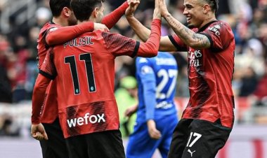 انتصار ميلان على إمبولي يدفعه للمركز الثاني في الدوري الإيطالي