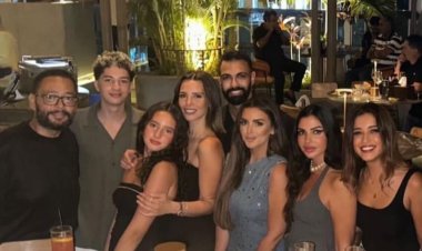 إيمان العاصي تحتفل بعيد ميلادها في حضور أحمد رزق