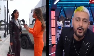 رامز جلال يتغزل في الراقصة بدرة: "صاحبة الجسم اللولبي.. اللي جمالها غبي"