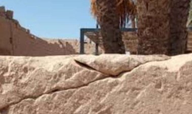 التحقيق في كسر حجر أثري ضخم يزن 28 طنا في معابد الكرنك بالأقصر