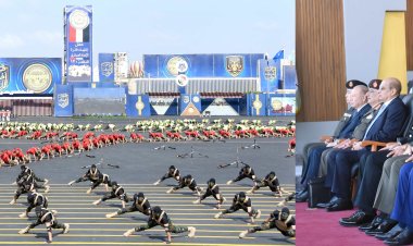 وزير الدفاع يشهد حفل انتهاء فترة الإعداد العسكرى لطلبة الأكاديمية والكليات العسكرية