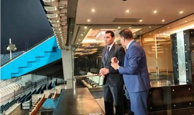 وزير الرياضة يتفقد استاد القاهرة قبل عودته لاستضافة المباريات