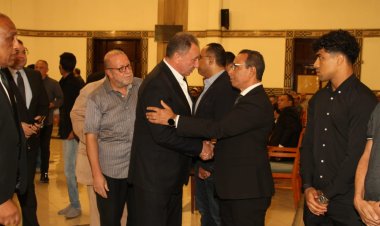 بالصور.. عزاء  الكابتن إيهاب جلال بحضور نجوم الكورة