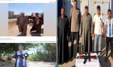 ضبط 5 أشخاص بسوهاج بعد تصوير مشاهد تمثيلية بأسلحة نارية لزيادة المشاهدات