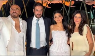 خطوبة مريم ابنة غادة عادل ومجدي الهواري على شاب من خارج الوسط الفني