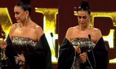 غادة عبد الرازق تبكي أثناء تكريمها في مهرجان ضيافة السينمائي الدولي 2025 وتعبّر عن سعادتها