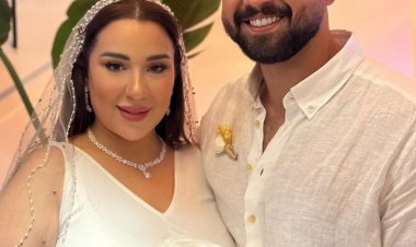 بعد عقد قرانها.. شريف منير لـ زوج ابنته أسما: أهم حاجة إنك تحتويها