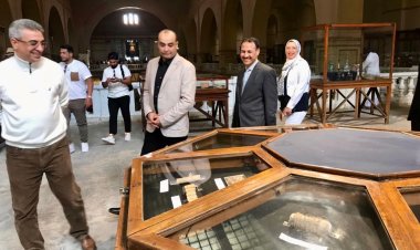 أمين المجلس الأعلى للآثار يتفقد مستجدات أعمال تطوير المتحف المصري بالتحرير