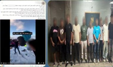 ضبط 10 أشخاص أتلفوا مقاعد المنطقة الترفيهية بالعاصمة الجديدة خلال الاحتفال بفوز المنتخب