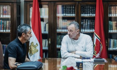 الخطيب يجتمع مع الجهاز الفني الجديد للأهلي بقيادة "ريبييرو"