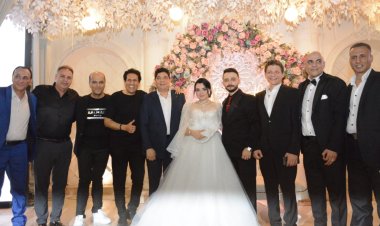 بالصور.. دوللى وأمينة ونجوم الفن فى حفل زفاف بنت محمود عبد الستار