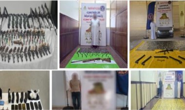 مصرع عنصرين وضبط بؤر إجرامية لجالبي المخدرات والأسلحة في عدة محافظات