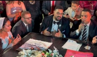 أحمد السقا يشهد عقد قران محمد محسن في حفل عائلي بسيط