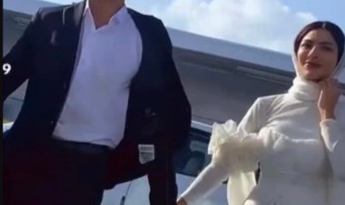 تسريب مشهد زفاف لـ أحمد مالك و هدى المفتي من مسلسل " سوا سوا "